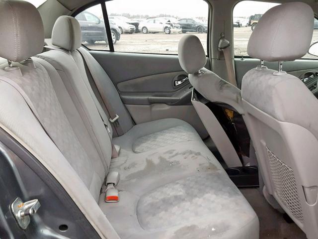 1G1ZT52805F333519 - 2005 CHEVROLET MALIBU LS GRAY photo 6