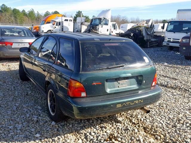 1G8ZK8276VZ154431 - 1997 SATURN SW2 GREEN photo 3