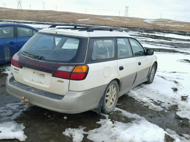 4S3BH675127655865 - 2002 SUBARU LEGACY OUT WHITE photo 4