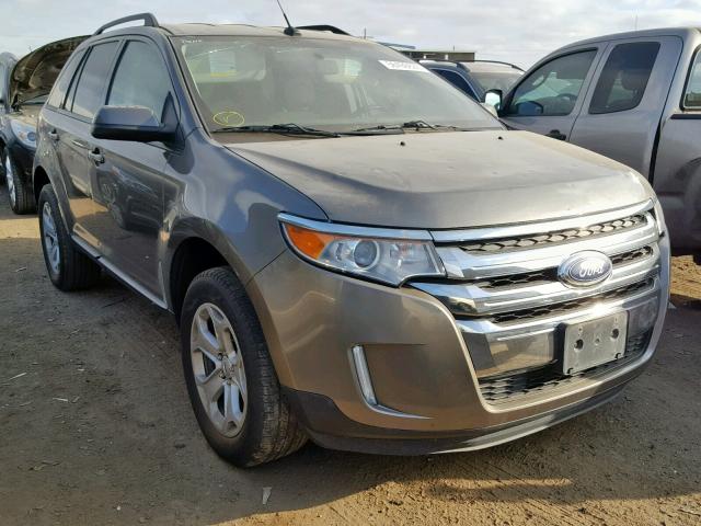 2FMDK4JC9DBC23147 - 2013 FORD EDGE SEL BROWN photo 1