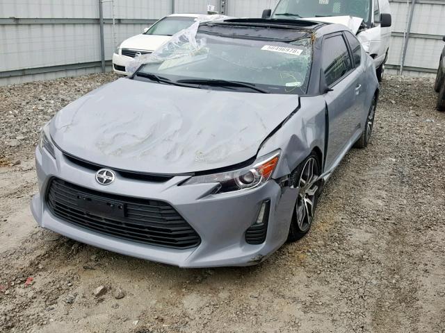 JTKJF5C77E3085586 - 2014 TOYOTA SCION TC ვერცხლისფერი ფოტო 2