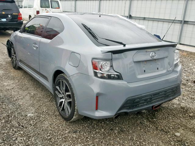 JTKJF5C77E3085586 - 2014 TOYOTA SCION TC ვერცხლისფერი ფოტო 3