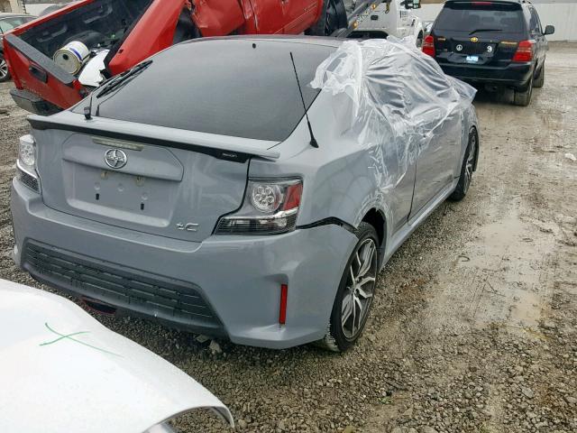 JTKJF5C77E3085586 - 2014 TOYOTA SCION TC ვერცხლისფერი ფოტო 4