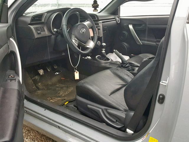 JTKJF5C77E3085586 - 2014 TOYOTA SCION TC ვერცხლისფერი ფოტო 5