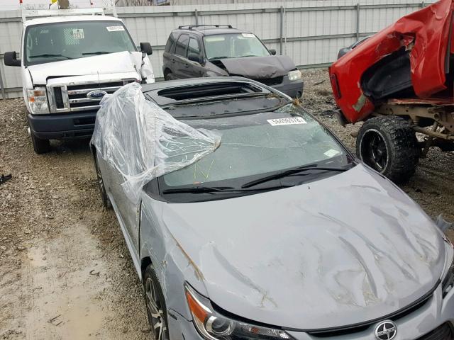 JTKJF5C77E3085586 - 2014 TOYOTA SCION TC ვერცხლისფერი ფოტო 9