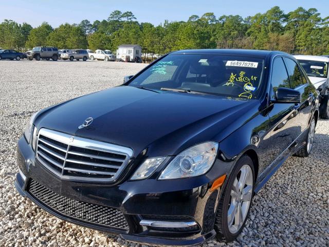 WDDHF5KB1DA692711 - 2013 MERCEDES-BENZ E 350 BLACK photo 2