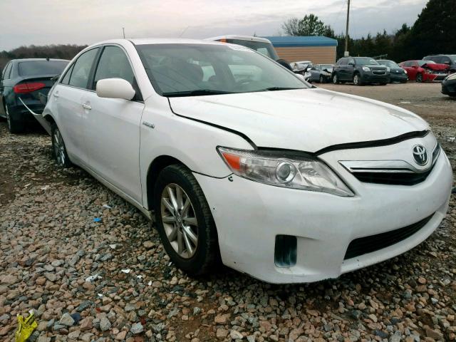 4T1BB3EKXAU113216 - 2010 TOYOTA CAMRY HYBR WHITE photo 1