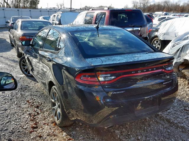 1C3CDFBA9DD308894 - 2013 DODGE DART SXT BLACK photo 3