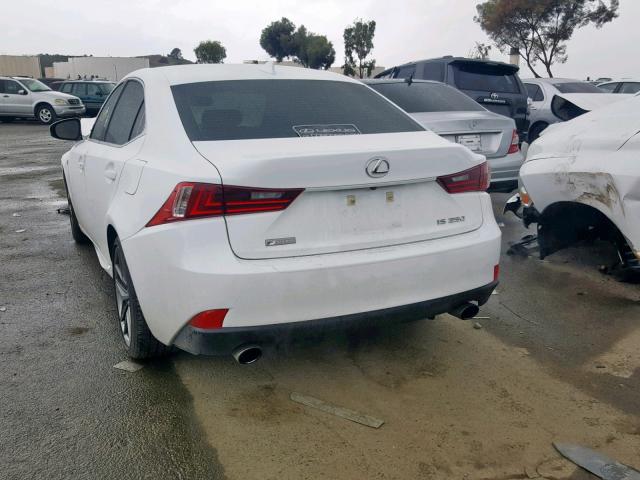 JTHBF1D2XF5082807 - 2015 LEXUS IS 250 WHITE photo 3