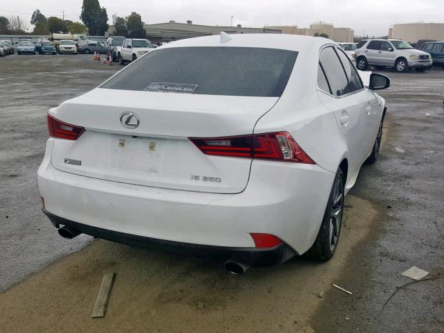 JTHBF1D2XF5082807 - 2015 LEXUS IS 250 WHITE photo 4