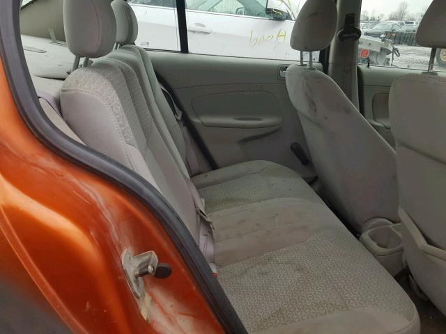 1G2AJ55F167622011 - 2006 PONTIAC PURSUIT ORANGE photo 6