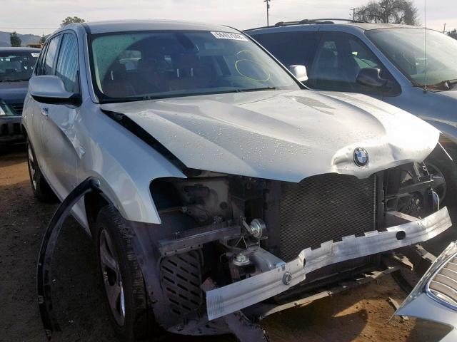 5UXWX5C58BL714162 - 2011 BMW X3 XDRIVE2 SILVER photo 1