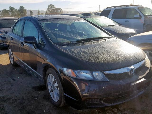 2HGFA1F90BH522551 - 2011 HONDA CIVIC EXL BLACK photo 1