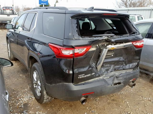 1GNEVGKW0KJ166377 - 2019 CHEVROLET TRAVERSE LT  photo 3