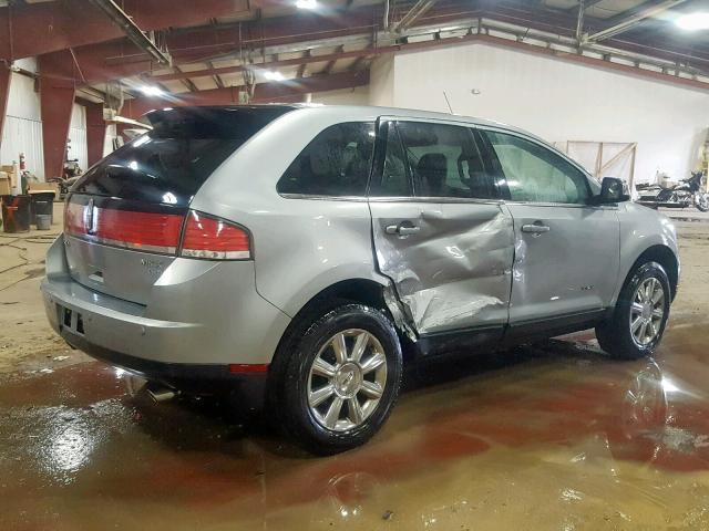 2LMDU88C07BJ13345 - 2007 LINCOLN MKX SILVER photo 4