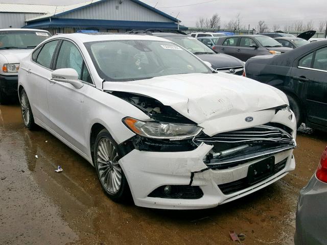 3FA6P0K94DR302856 - 2013 FORD FUSION TIT WHITE photo 1