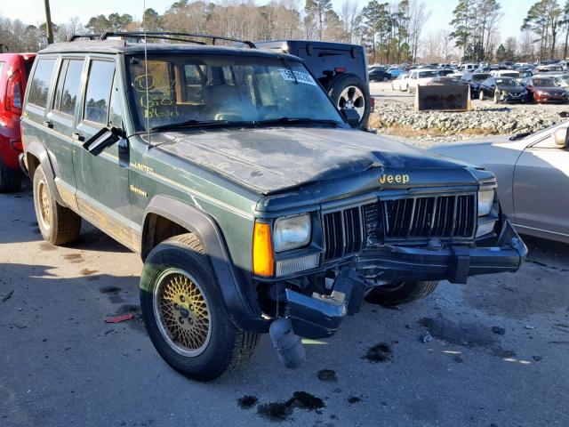 1J4FJ78S9NL186028 - 1992 JEEP CHEROKEE L GREEN photo 1