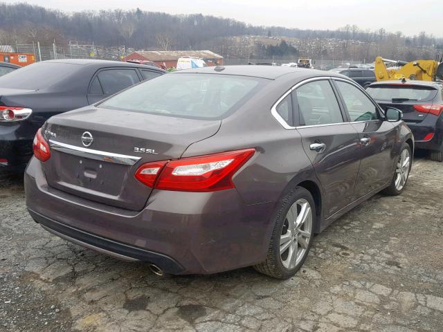 1N4BL3AP8HC182236 - 2017 NISSAN ALTIMA 3.5 CHARCOAL photo 4