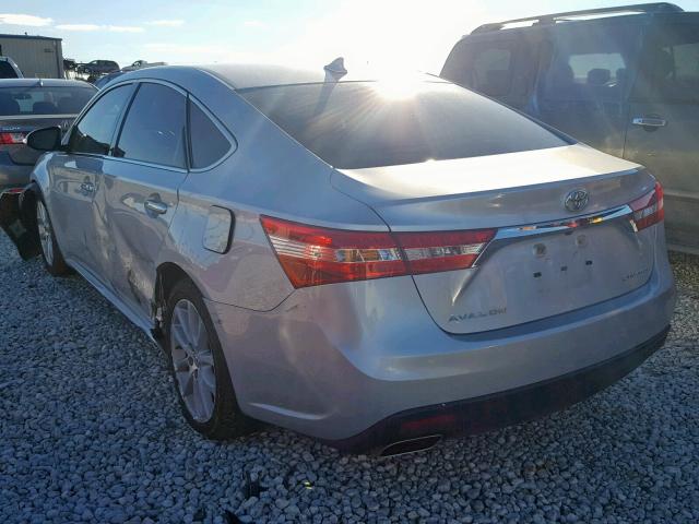 4T1BK1EB4EU095578 - 2014 TOYOTA AVALON BAS SILVER photo 3