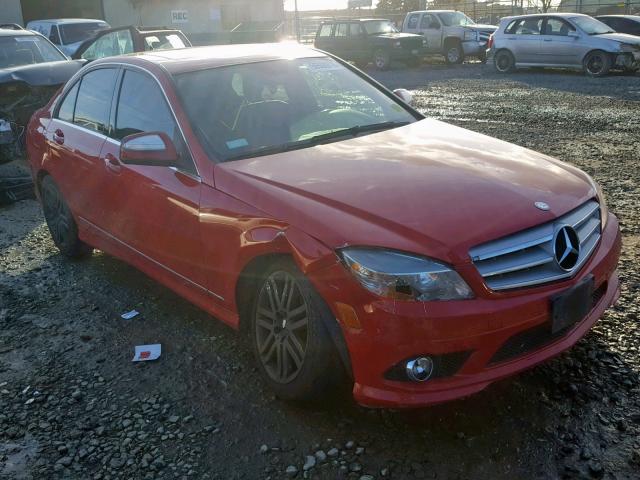 WDDGF54XX8R034624 - 2008 MERCEDES-BENZ C300 RED photo 1