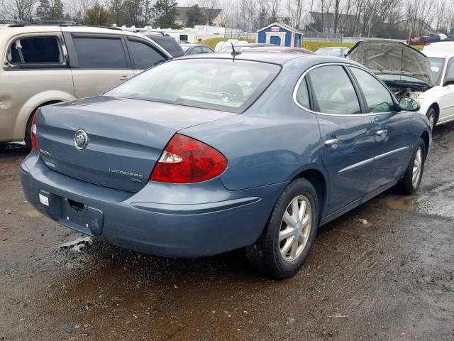 2G4WC582361271552 - 2006 BUICK LACROSSE C BLUE photo 4