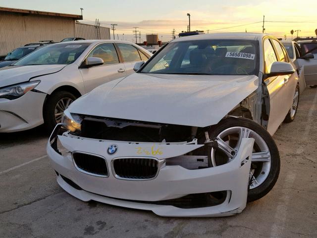 WBA3C1C54EK116229 - 2014 BMW 328 I SULE WHITE photo 2