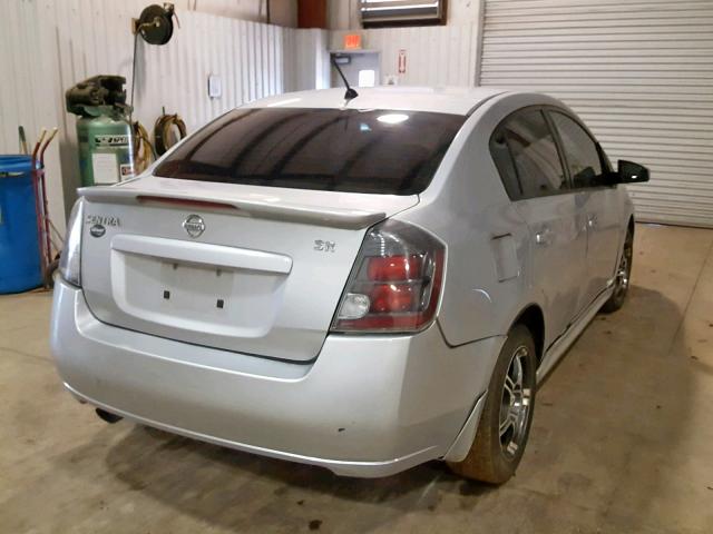 3N1AB6AP9BL653285 - 2011 NISSAN SENTRA 2.0 SILVER photo 4