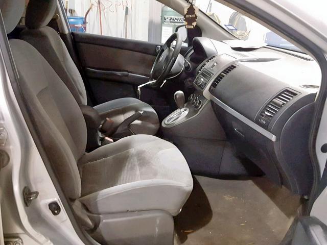 3N1AB6AP9BL653285 - 2011 NISSAN SENTRA 2.0 SILVER photo 5