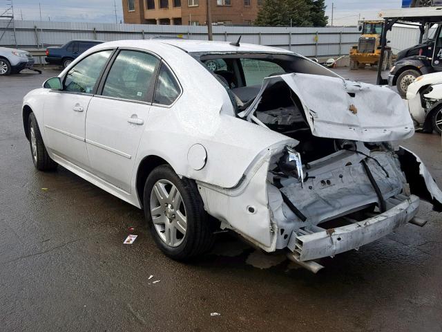 2G1WB5E35G1133851 - 2016 CHEVROLET IMPALA LIM WHITE photo 3