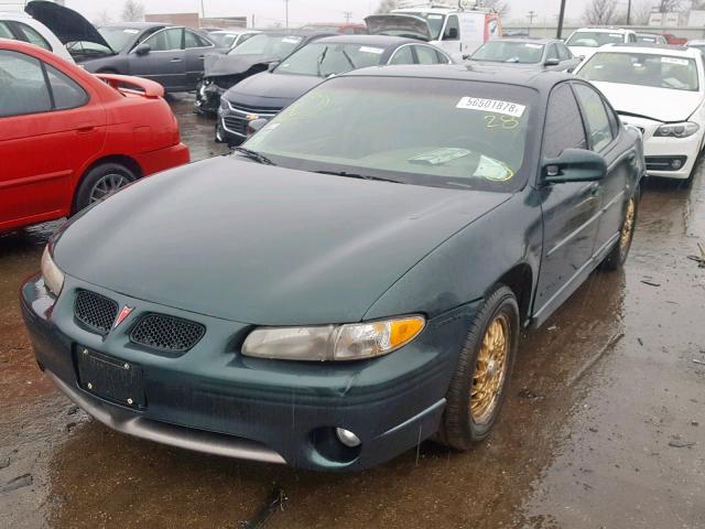 1G2WP52K5WF324055 - 1998 PONTIAC GRAND PRIX მწვანე ფოტო 2
