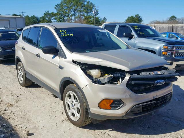 1FMCU0F77HUE12759 - 2017 FORD ESCAPE S TAN photo 1