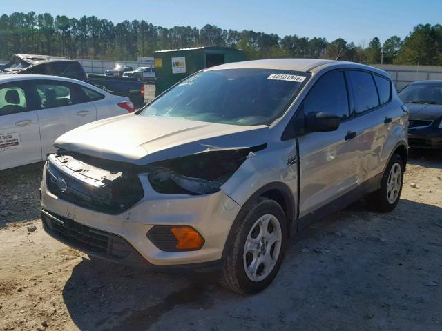 1FMCU0F77HUE12759 - 2017 FORD ESCAPE S TAN photo 2