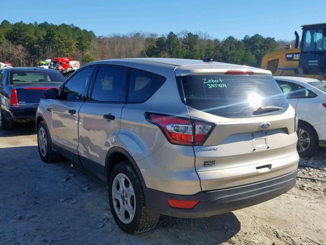 1FMCU0F77HUE12759 - 2017 FORD ESCAPE S TAN photo 3