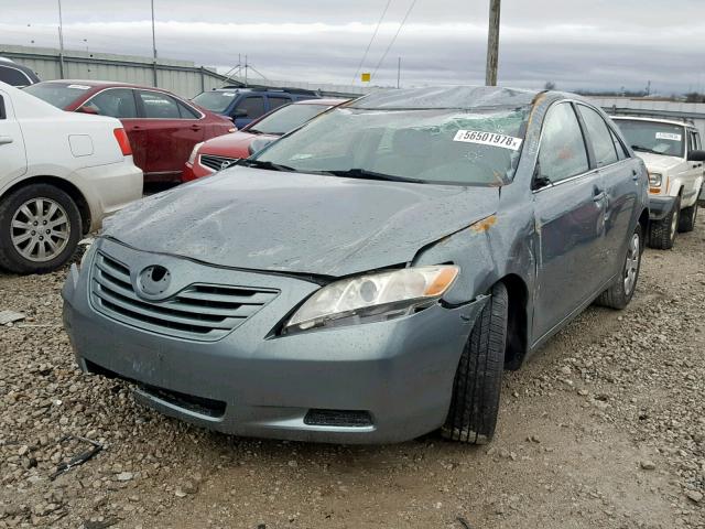 4T4BE46K09R082376 - 2009 TOYOTA CAMRY BASE TEAL photo 2