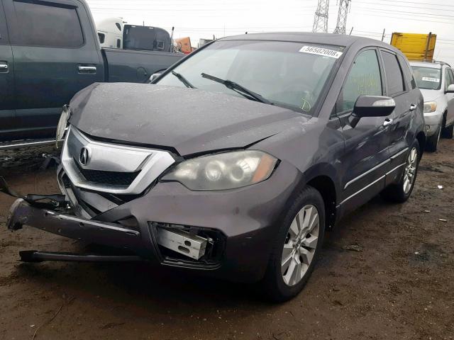 5J8TB2H21AA001843 - 2010 ACURA RDX GRAY photo 2