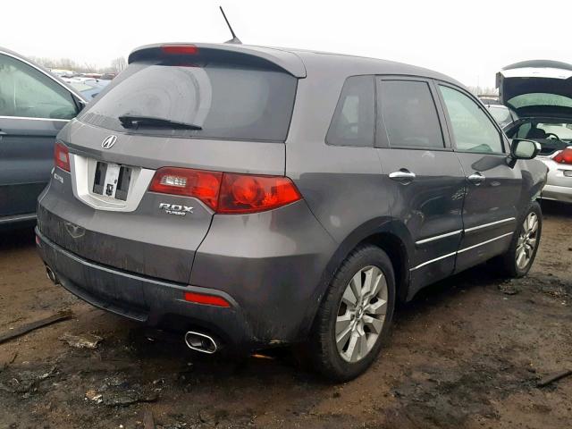 5J8TB2H21AA001843 - 2010 ACURA RDX GRAY photo 4