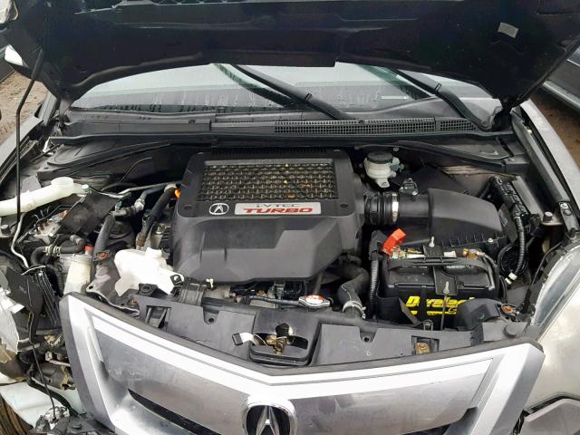 5J8TB2H21AA001843 - 2010 ACURA RDX GRAY photo 7