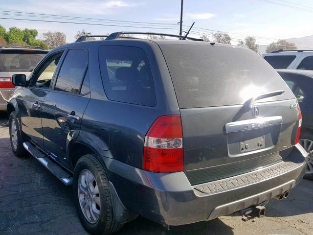 2HNYD18883H533232 - 2003 ACURA MDX TOURIN GRAY photo 3