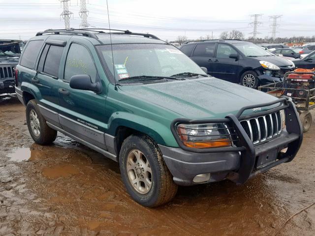 1J4GW58S7XC539671 - 1999 JEEP GRAND CHER GREEN photo 1