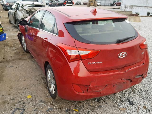 KMHD35LEXDU152276 - 2013 HYUNDAI ELANTRA GT BURGUNDY photo 3