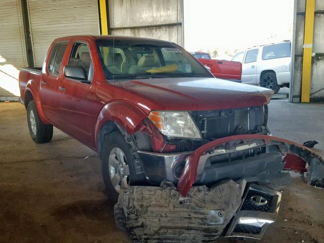 1N6AD0ER6AC446070 - 2010 NISSAN FRONTIER C RED photo 1