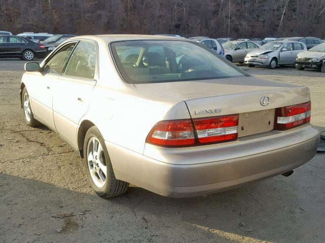 JT8BF28G515105611 - 2001 LEXUS ES 300 BEIGE photo 3