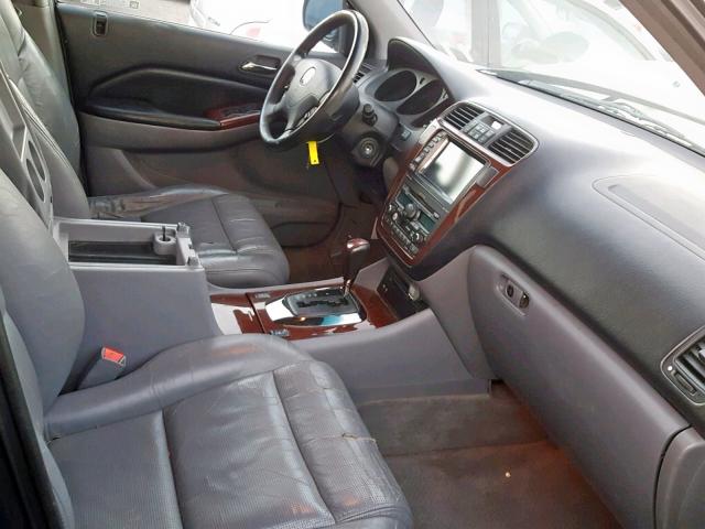 2HNYD18904H533185 - 2004 ACURA MDX TOURIN BLUE photo 5