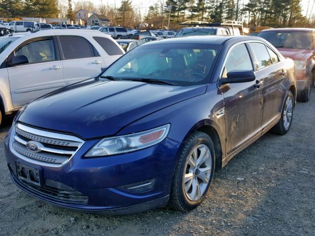 1FAHP2EW1BG134605 - 2011 FORD TAURUS SEL BLUE photo 2