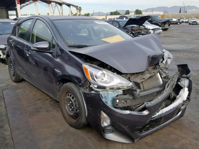 JTDKDTB31F1585437 - 2015 TOYOTA PRIUS C GRAY photo 1