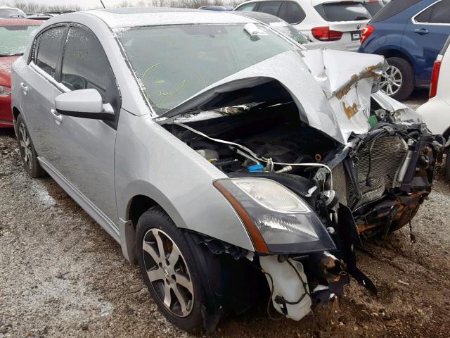 3N1AB6AP4CL670612 - 2012 NISSAN SENTRA 2.0 SILVER photo 1