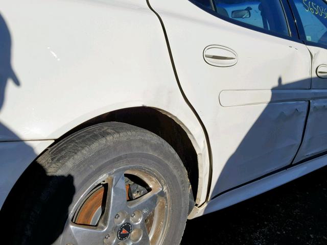 2G2WS522741343810 - 2004 PONTIAC GRAND PRIX WHITE photo 10