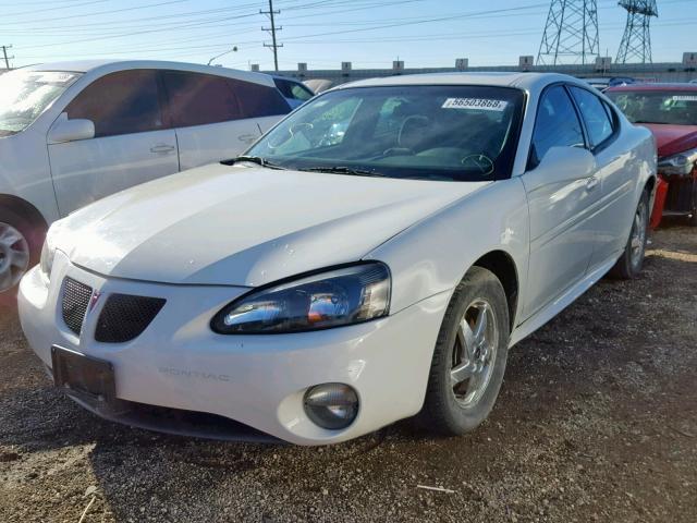 2G2WS522741343810 - 2004 PONTIAC GRAND PRIX WHITE photo 2