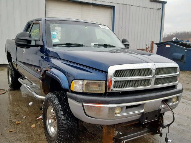 3B7KF23Z2YG121911 - 2000 DODGE RAM 2500 BLUE photo 1