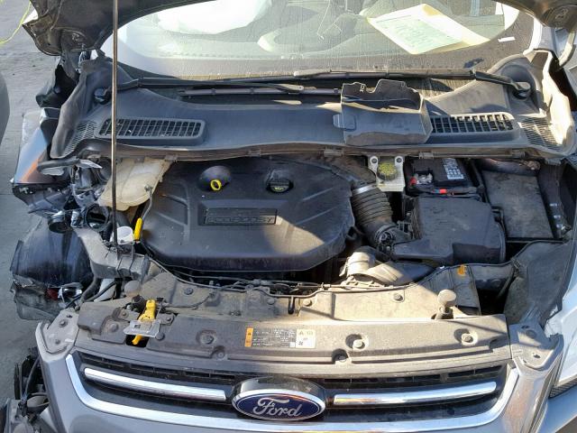 1FMCU0J93EUA77536 - 2014 FORD ESCAPE TIT BLACK photo 7